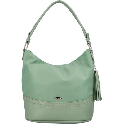 David Jones dámska kabelka cez rameno bledo Brina zelená
