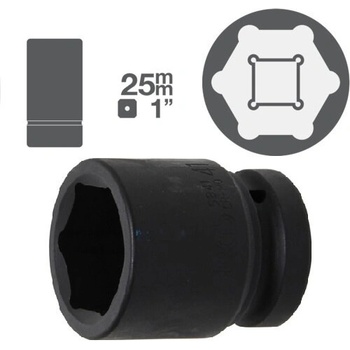 BGS technic Къси ударни вложки 1" от 22.60лв