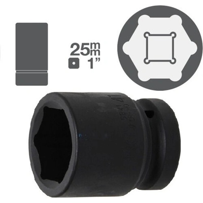 BGS technic Къси ударни вложки 1" от 22.60лв