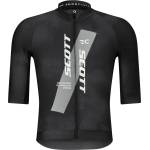 Scott Мъжка фланелка с къс ръкав за колоездене Scott Jersey Rc Pro S/S Cycling jersey - Black / White (056-4075-0113)