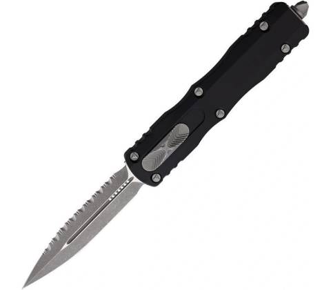 Microtech Dirac Delta D/E Apocalyptic Full Serrated