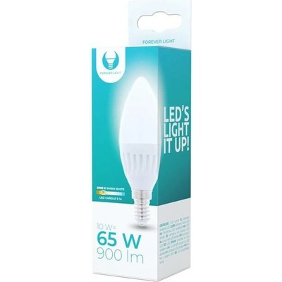 Forever Led žárovka E14 10W 3000K svíčka ceramic