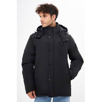 River Club Мъжко водонепромокаемо и ветроустойчиво яке със сваляща се качулка - Черно #410451 (410451_Черно)