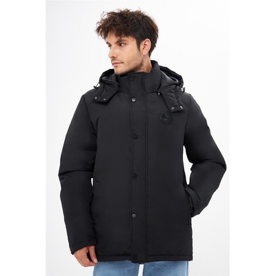 River Club Мъжко водонепромокаемо и ветроустойчиво яке със сваляща се качулка - Черно #410451 (410451_Черно)