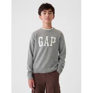 GAP Детски пуловер с логото на GAP GAP | Siv | Момчешки | 116/122