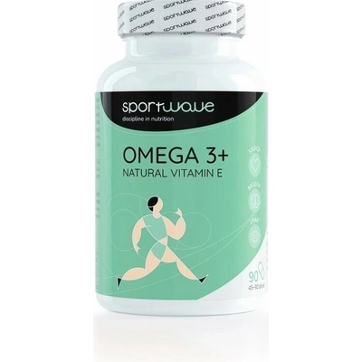 Sport Wave OMEGA 3+ Natural Vitamin E 90 kapslí