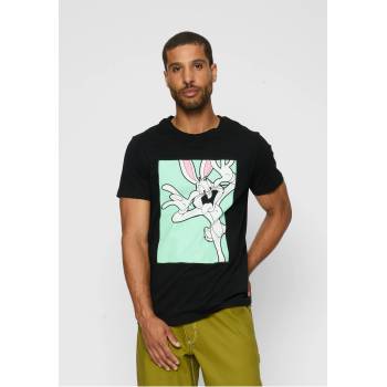 MERCHCODE Тениска Looney Tunes Bugs Bunny Funny Face Tee black XXLUB-MC568-00007 - , размер 4XL