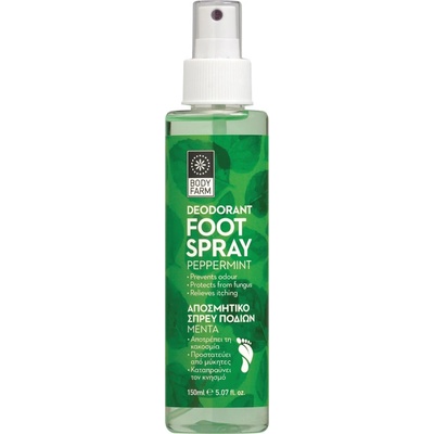 Bodyfarm Deodorant sprej na nohy máta150 ml