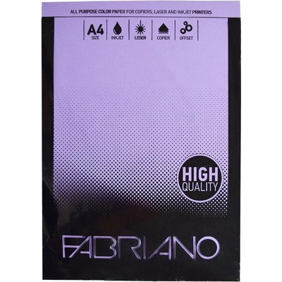 Fabriano Копирен картон, A4, 160 g/m2, виолетов, 50 листа (1535160026)