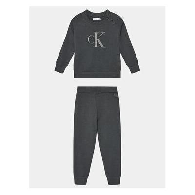 Calvin Klein Jeans Комплект пуловер и платнени панталони IN0IN00167 Сив Regular Fit (IN0IN00167)