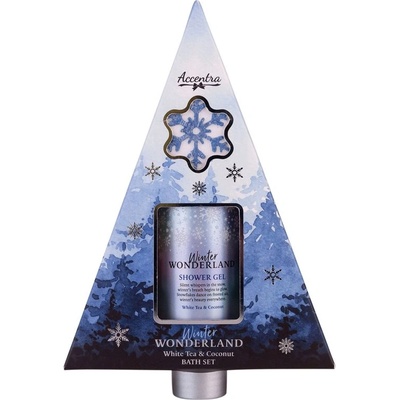 Accentra Winter Wonderland White Tea & Coconut подаръчен комплект за вана аромати White Tea & Coconut