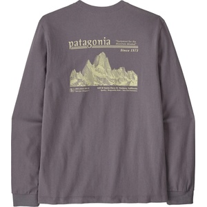 Patagonia Мъжка блуза с дълъг ръкав Patagonia L/S MW Hut Tripper Skyline T-Shirt Longsleeve - May Grey (217-0791-0213)