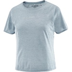 Salomon Дамска тениска Salomon Women's SHKout Air Cropp S/S Tee Running shirt - Trade Winds (916-5914-0214)