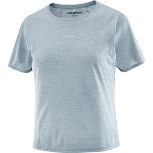 Salomon Дамска тениска Salomon Women's SHKout Air Cropp S/S Tee Running shirt - Trade Winds (916-5914-0214)