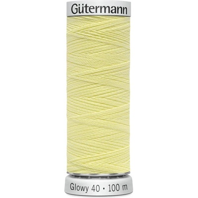 Vyšívací nit svítící ve tmě Gütermann Glowy 40 100 m Barva: 709808-1