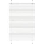 vidaXL Плисирана щора Бяла 95x100 cm Ширина на плата 94, 4 cm Полиестер (4015482)