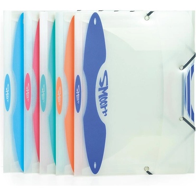 Mapy na spisy SMOOTH 3 FLAP FOLDER, A4 zelená