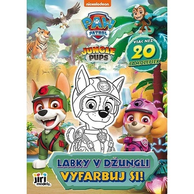 Vyfarbuj si! Labková patrola Labky v džungli