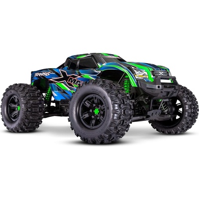 Traxxas ХМакс Траксас Белтед 2024 версия зелен цвят (без батерии и зарядно) Traxxas X-Maxx 4WD 8S Belted Monster Truck Green TRX77096-4-GRN (TRX77096-4-GRN)