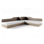 Bogdan Furniture I Ъглови легла Mod 2001, Мока/Лате