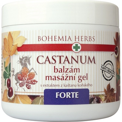 Bohemia Castanum Forte extra silný balzám masážny gél 600 ml