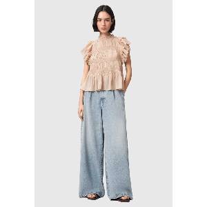 AllSaints дънки wide leg дамски HAZE (W073EE)
