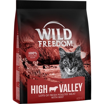 Wild Freedom Adult High Valley hovädzie bez obilnín 0,4 kg