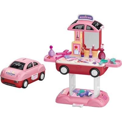 BABY MIX Dívčí kosmetický salon v autě 2 v 1 BABY MIX