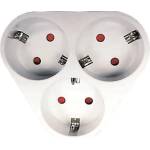 Eurolamp АДАПТЕР 3 ГНЕЗДА С ДЕТСКА ЗАЩИТА БЯЛ eurolamp (5207227022807)