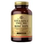 Solgar Vitamin C with Rose Hips 1500 mg, 90 tablets
