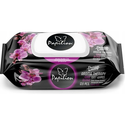 Papilion Vlhčené obrúsky Aroma therapy 120 ks