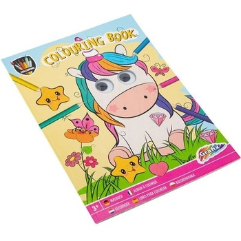 Moxy Книжка за оцветяване Еднорог, А4, 24 страници (5525122169)