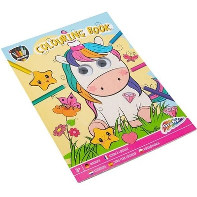 Moxy Книжка за оцветяване Еднорог, А4, 24 страници (5525122169)