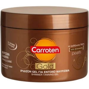 Carroten Gold Shimmer Tanning Gel Гел за интензивен тен 150мл