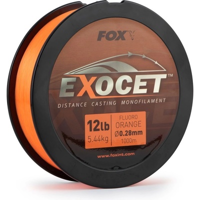 Fox Exocet Fluoro Orange Mono 1000 m 0,26 mm – Sleviste.cz