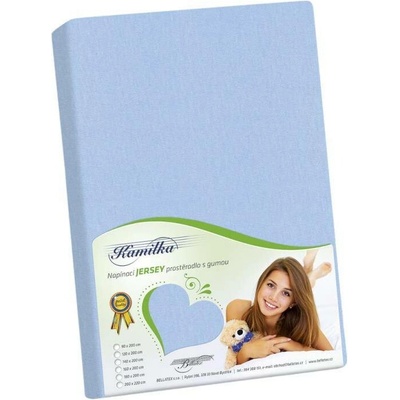 Veratex prostěradlo jersey světle modré 100x200