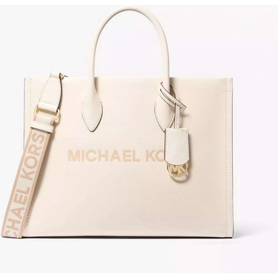 Michael Kors dámská velká kožená kabelka Mirella béžová