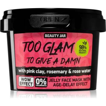 Beauty Jar Too Glam To Give A Damn гел маска против първите признаци на стареене на кожата 120 гр