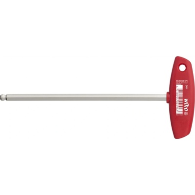 Wiha Zástrčný klíč s rukojetí tvaru T Šestihranná kulová hlava. leskle niklovaný 6.0 mm 04105