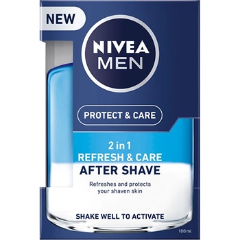 Nivea Ošetrujúce Лосион за след бръснене 2v1 Men Refresh & Care 100 ml, мъже