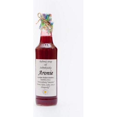 Sedmikráska sirup Arónia antioxidanty imunita dásně kůže zuby cévy a chrupavky doplněk stravy 1 l