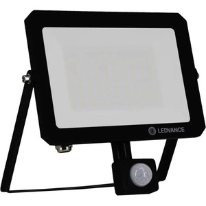 OSRAM LED прожектор Ledvance Effect 865 Black, 50W, 4500 lm, 6500K, IP65, за стена, със сензор