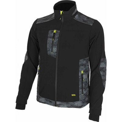 Bennon Predator Black/Grey pánská strečová bunda černo-šedá