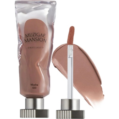 Muzigae Mansion Objet Liquid dlouhotrvající tekutá rtěnka s matným efektem 033 Mocha 6 ml