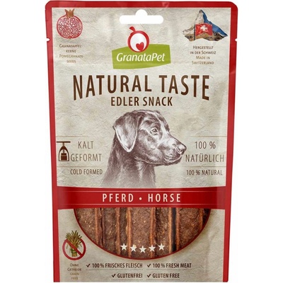 GranataPet Natural Taste Edler Snack, Kůň 90 g