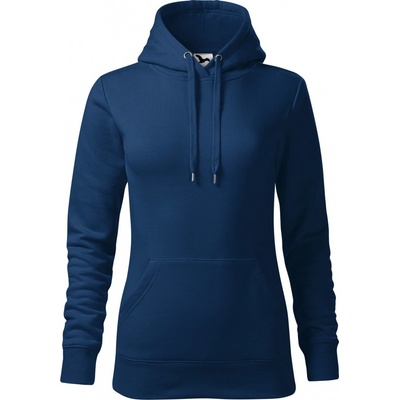 Malfini Projmutá dámská klokanka Cape s kapucí s podšívkou Půlnoční modrá