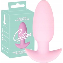 Cuties Mini vibračný análny kolík ružový