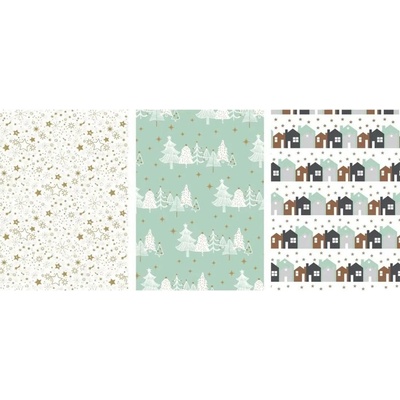 DITIPO Baliaci papier Christmas Glow rôzne motívy 70 x 200 cm, 1 ks