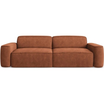 makamii Теракотен шенилов диван 244 cm Omao - Makamii (OMAO_4S_61_P1_C8)