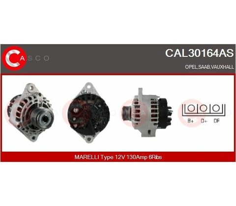 generátor CASCO CAL30164AS